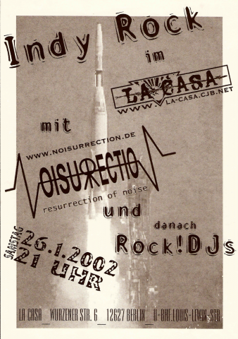 Plakat zum 26. Januar 2002
