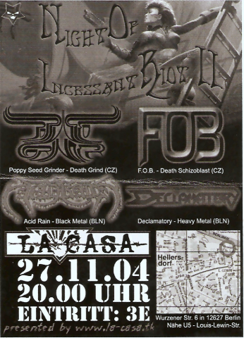 Plakat zum 27. November 2004