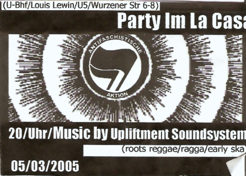 Flyer zum 5. März 2005