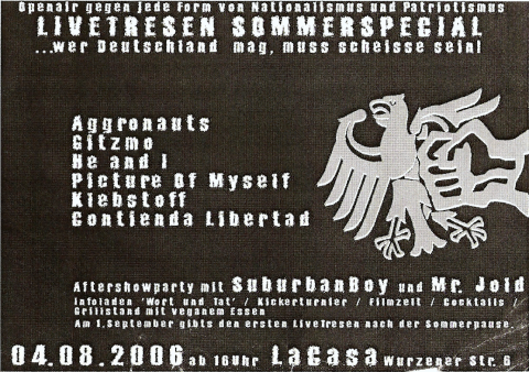 Flyer zum 4. August 2006