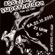 Flyer zum 20. Oktober 2001